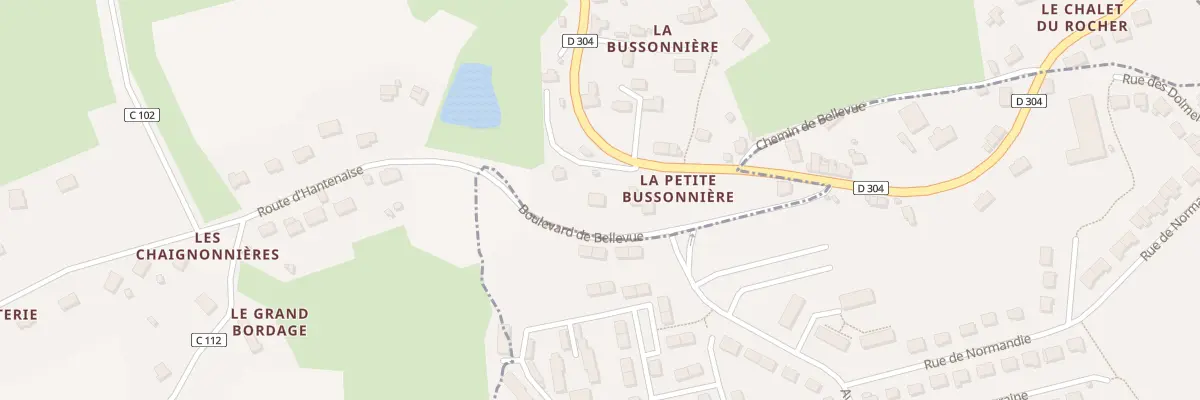 Plan du 5060A La Butte du Petit Bois au Grez