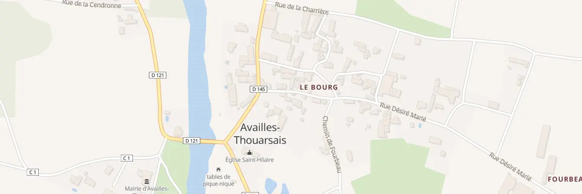 Plan du 5022 Rue Désiré Marié à Availles-Thouarsais