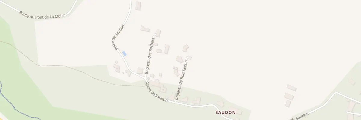 Plan du 6 Saudon à Saint-Jean-de-Blaignac