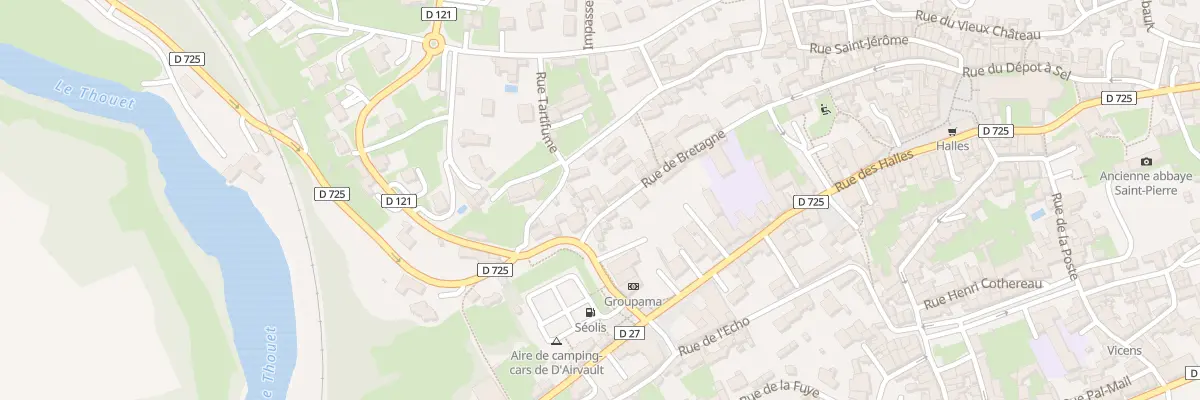 Plan du 5 Rue de Bretagne à Airvault