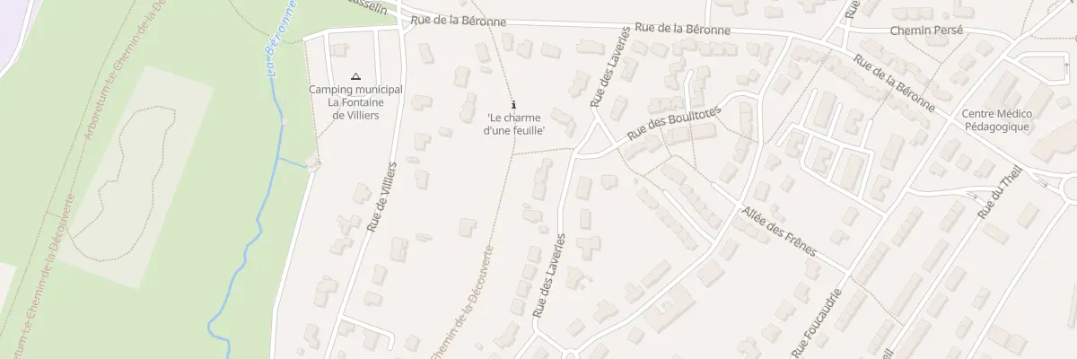 Plan du 6 Rue des Laveries à Melle