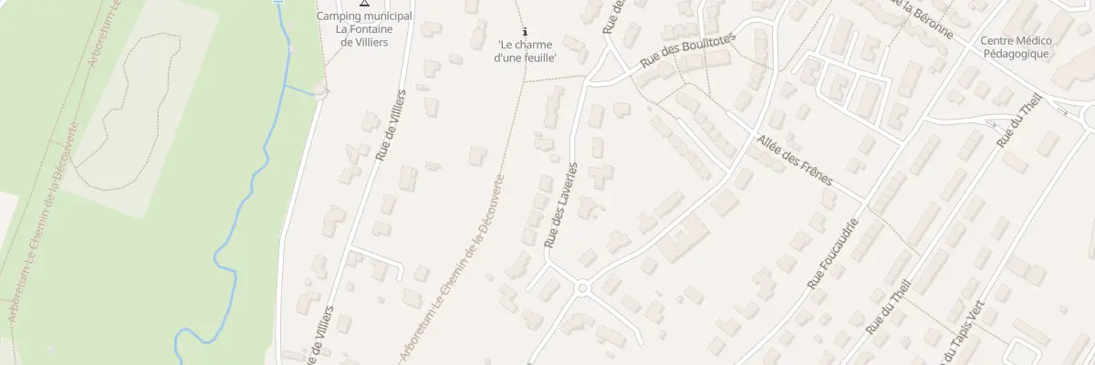 Plan du 10 Rue des Laveries à Melle