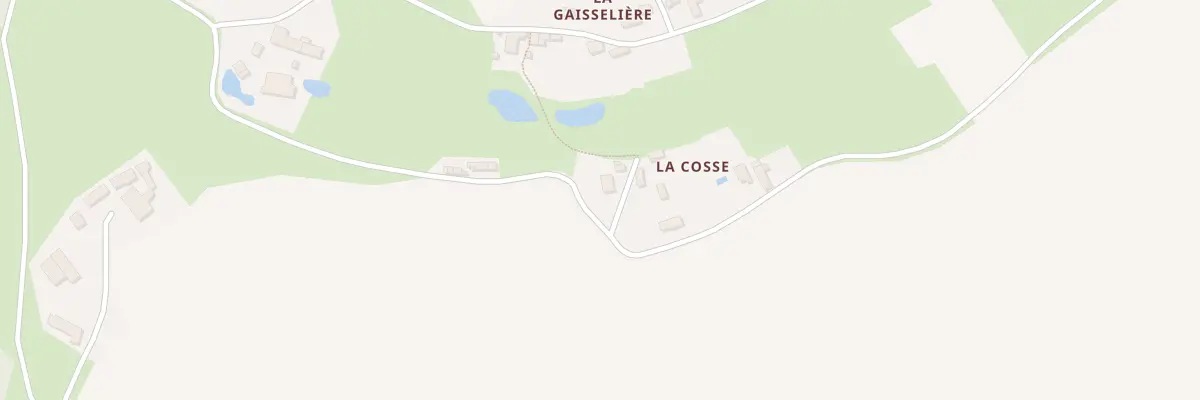 Plan du 8 La Cosse à Marcillé