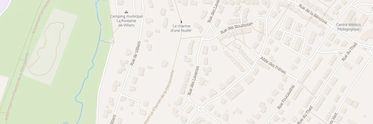 Plan du 8 Rue des Laveries à Melle