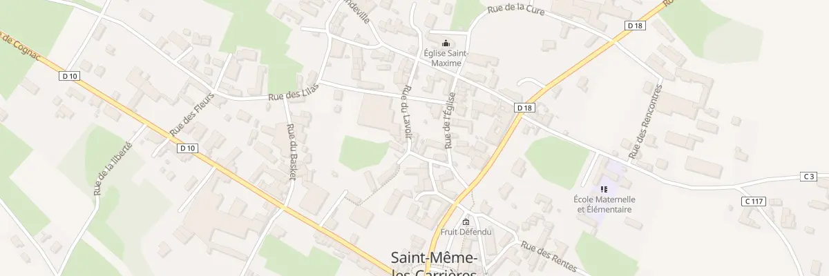 Plan du 1 Rue de la Fontaine à Saint-Même-les-Carrières
