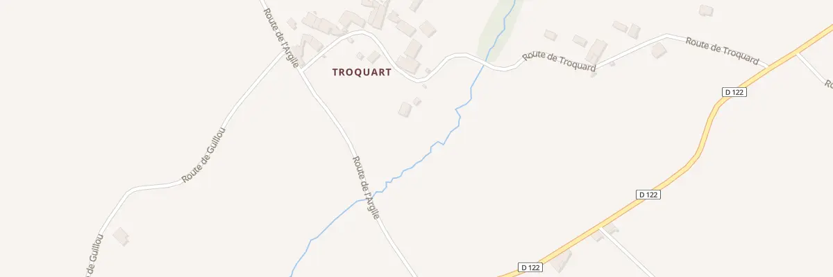 Plan du 52E Troquart à Montagne