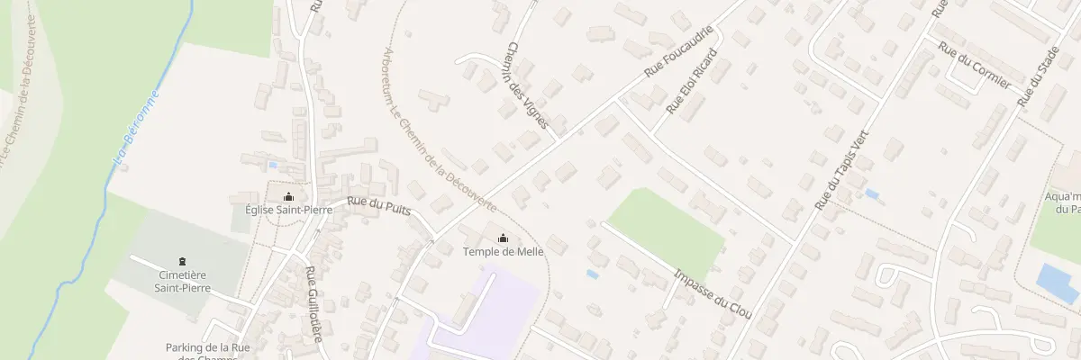 Plan du 12B Rue Foucauderie à Melle