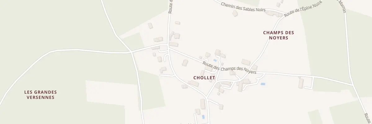 Plan du 7 Rte de Chollet à La Clotte