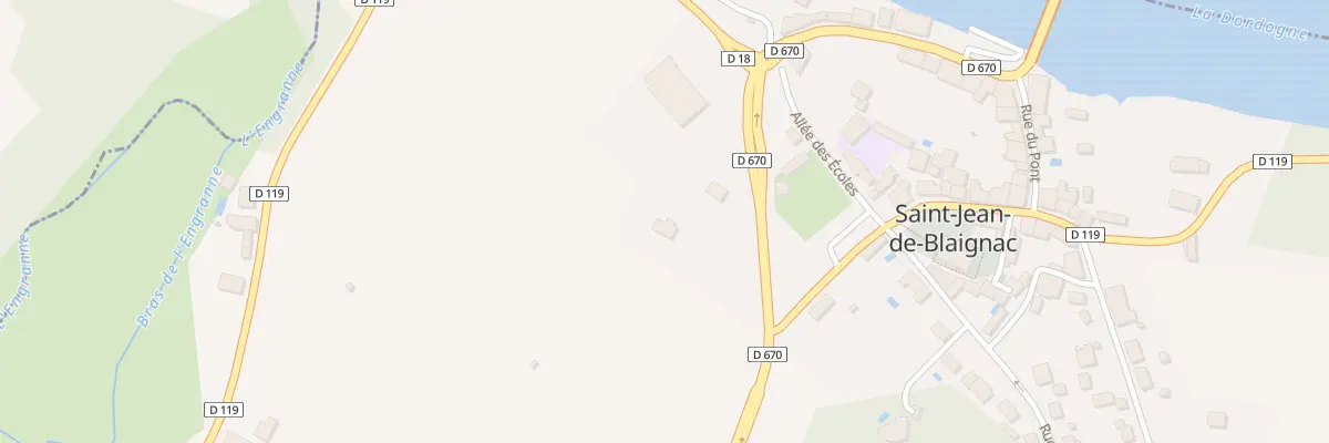 Plan du 158 Le Plantey à Saint-Jean-de-Blaignac