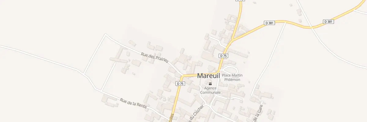 Plan du 2 Rue des Prairies à Mareuil