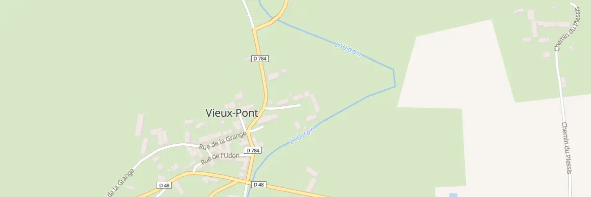Plan du 74A Le Bourg à Vieux-Pont