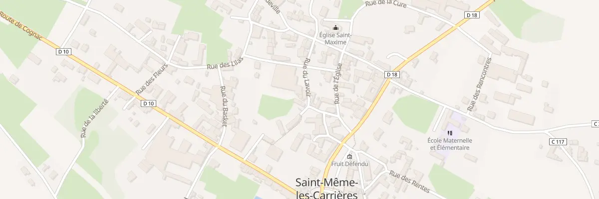 Plan du 3 Rue du Lavoir à Saint-Même-les-Carrières