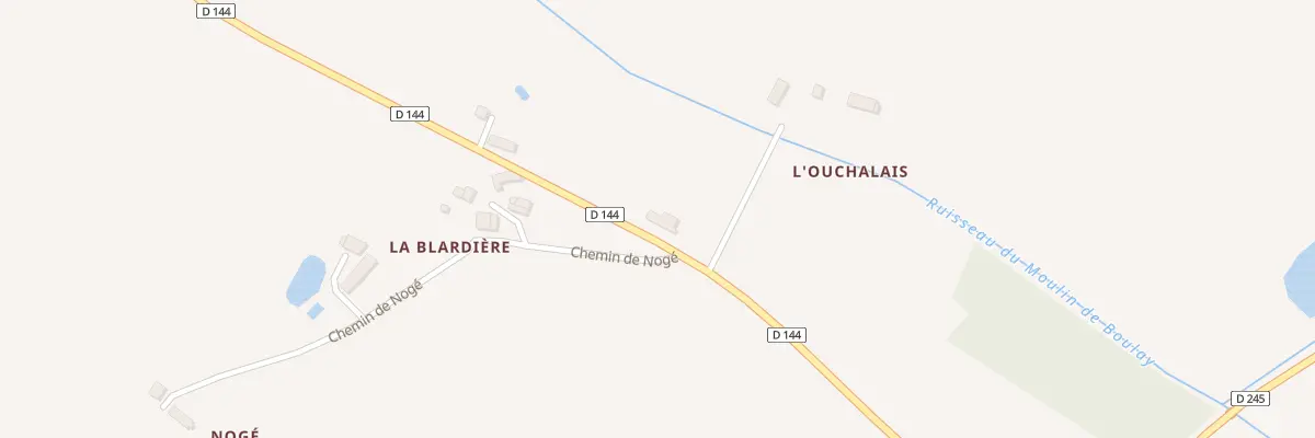 Plan du 5068 La Blardière à Boulay-les-Ifs