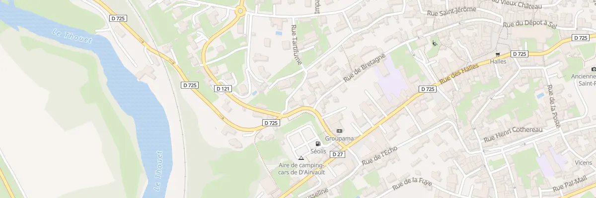 Plan du 8 Rue Faubourg des Cypres à Airvault