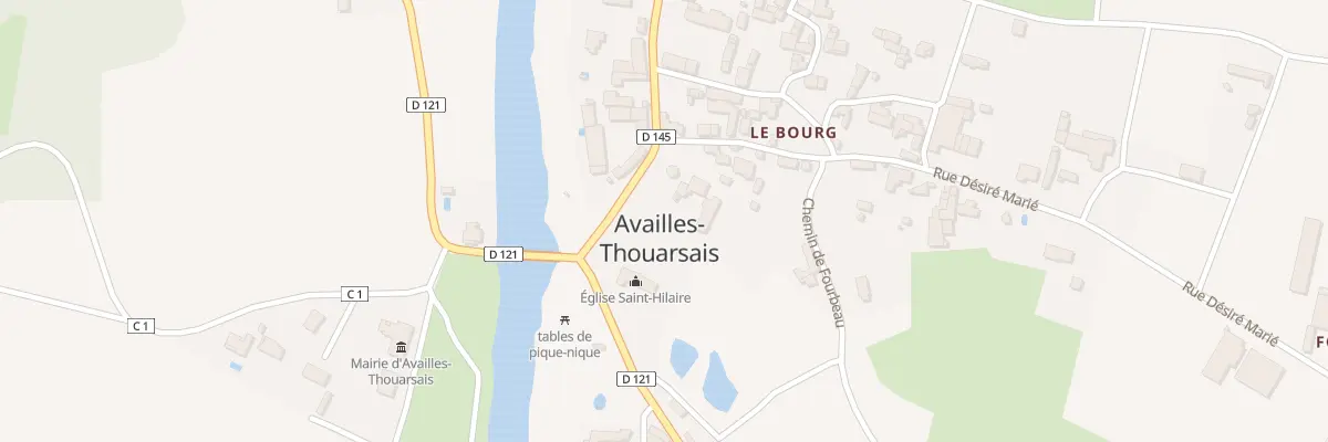 Plan du 5023 Rue de l’Ancienne Abbaye à Availles-Thouarsais