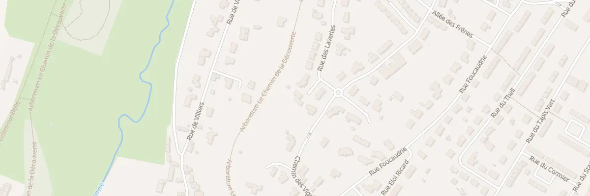 Plan du 20 Rue des Laveries à Melle