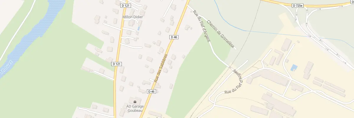 Plan du 52 Rue des Sablières à Airvault