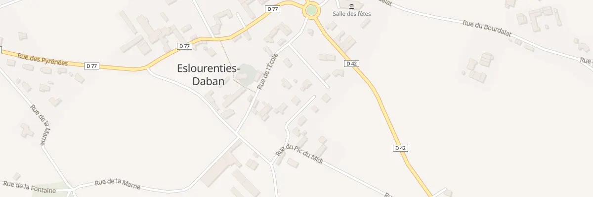 Plan du 2 Lot la Cle des Champs à Eslourenties-Daban