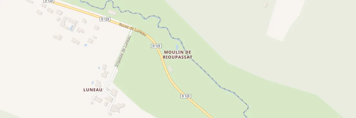 Plan du 10 Moulin de Rioupassat à Rauzan