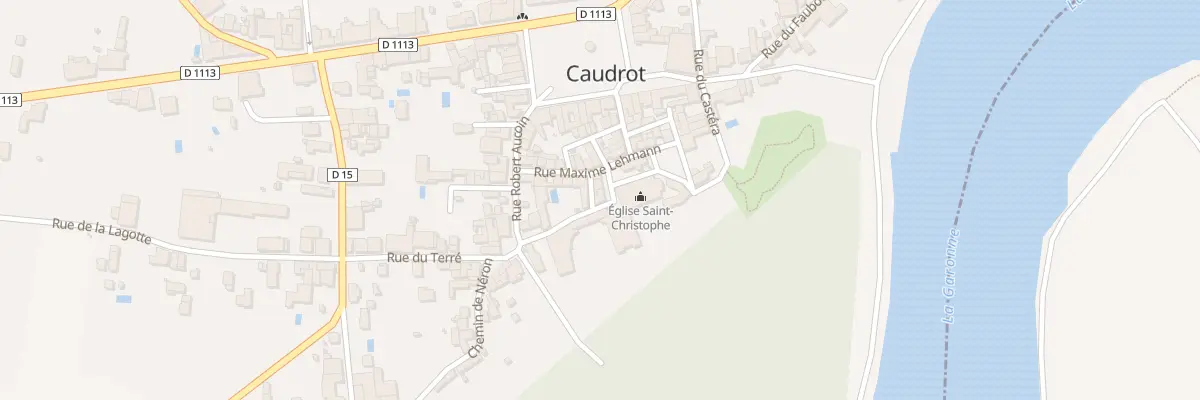 Plan du 5 Pl de l’Eglise à Caudrot
