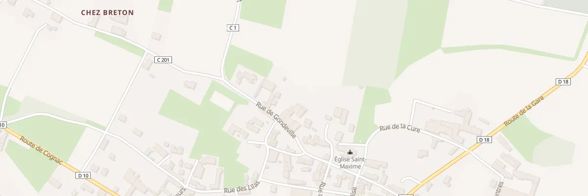 Plan du 14 Rue de Gondeville à Saint-Même-les-Carrières