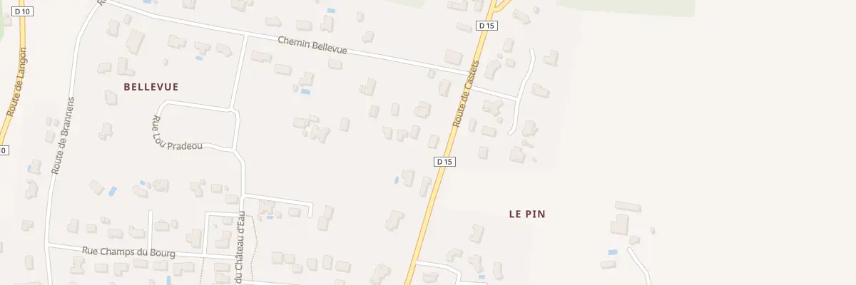 Plan du 132A Mondet à Auros