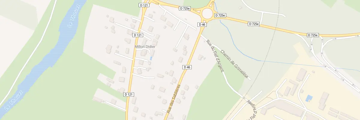 Plan du 45 Rue des Sablières à Airvault