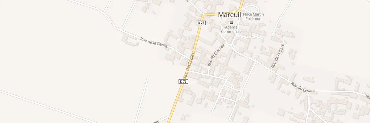 Plan du 14 Rue des Ecoles à Mareuil