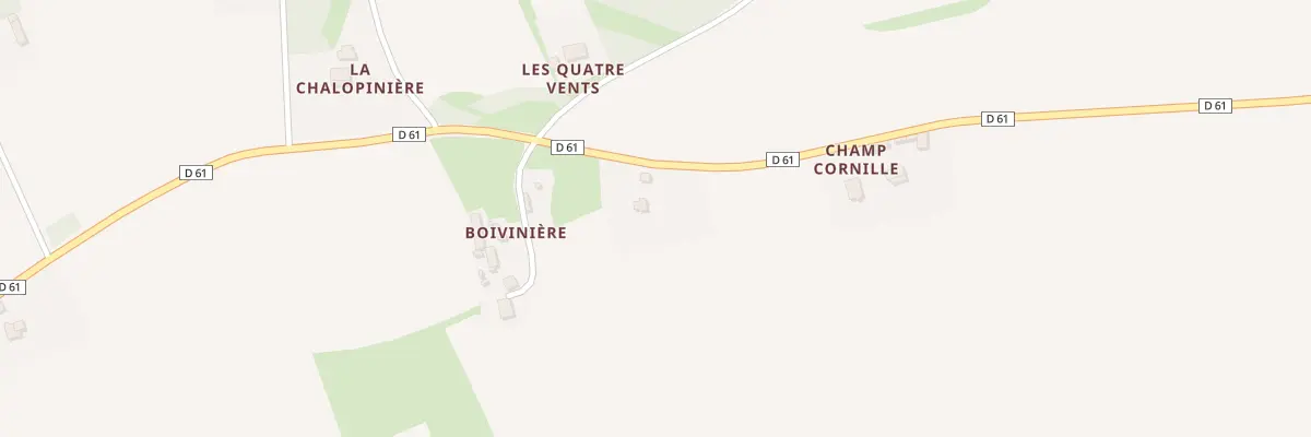 Plan du 1407 Rte de Fontaine-Milon à Baugé-en-Anjou