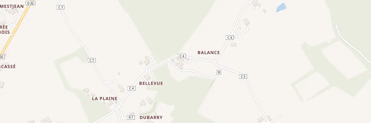 Plan du 5030 Balance à Monlezun-d’Armagnac