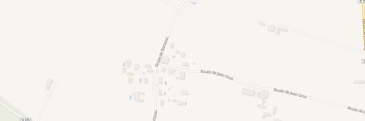 Plan du 5 Jean-Gros à Bieujac