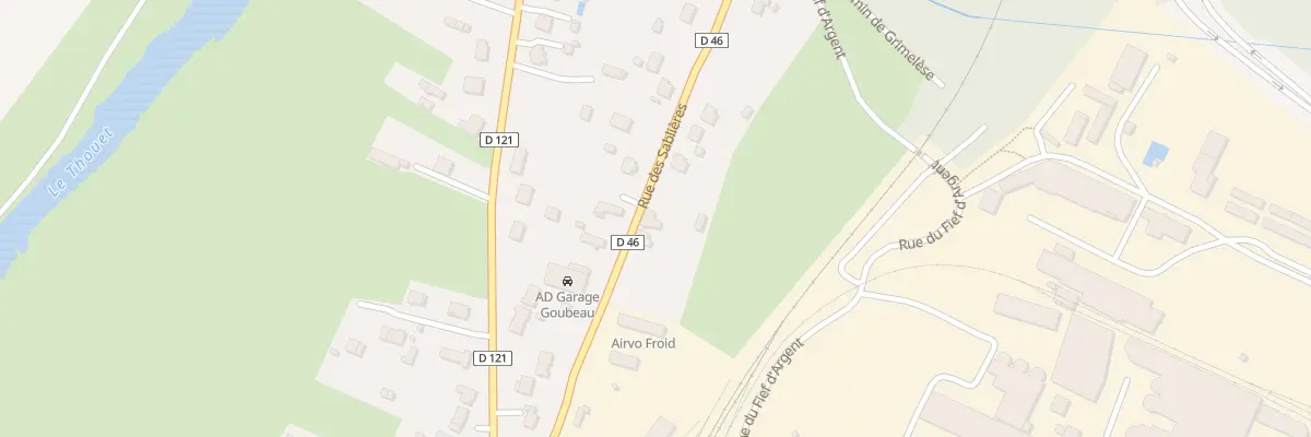 Plan du 46 Rue des Sablières à Airvault