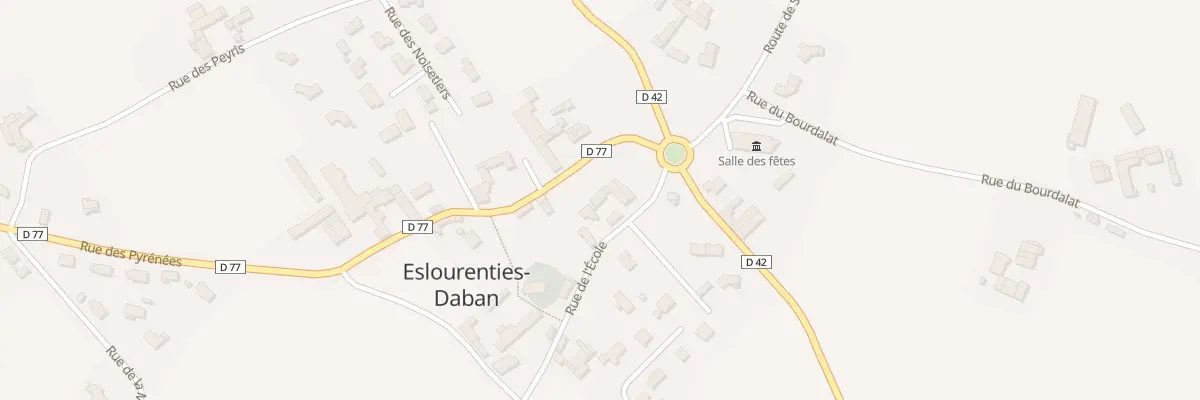 Plan du 76A Rue de l’Ecole à Eslourenties-Daban