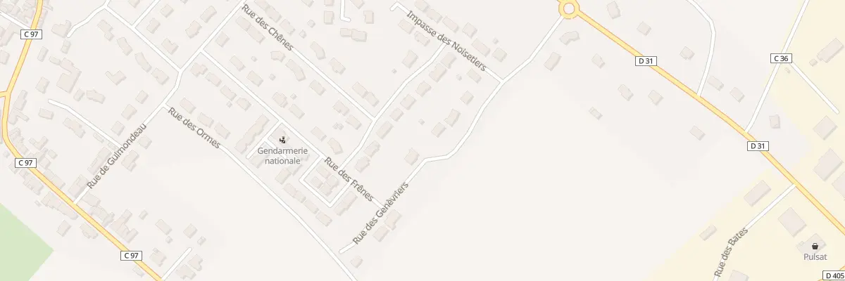 Plan du 14 Rue des Genevriers à Loué
