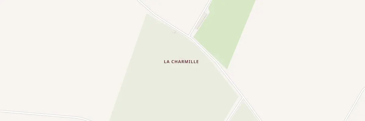 Plan de La Charmille à Crosmières