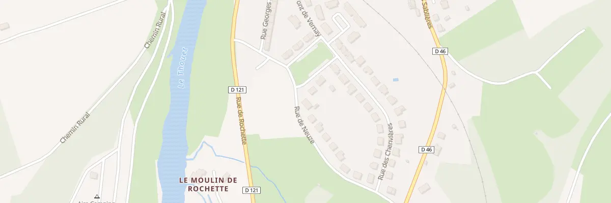 Plan du 1 Rue de Neuze à Airvault