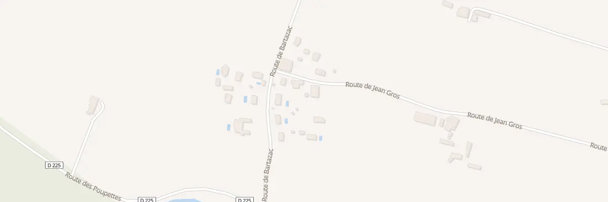 Plan du 123F Jean Gros à Bieujac