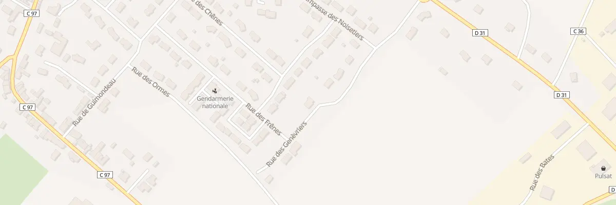 Plan du 16 Rue des Genevriers à Loué