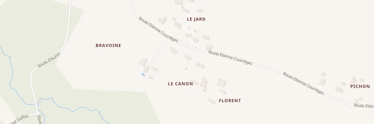 Plan du 4 Le Canon à Brannens