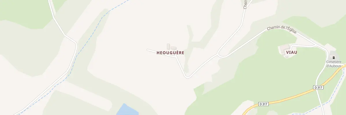 Plan du 184 Che de Heuguère à Aubous