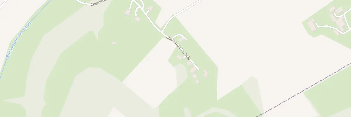 Plan du 4 Che de Saubole à Mont-Disse