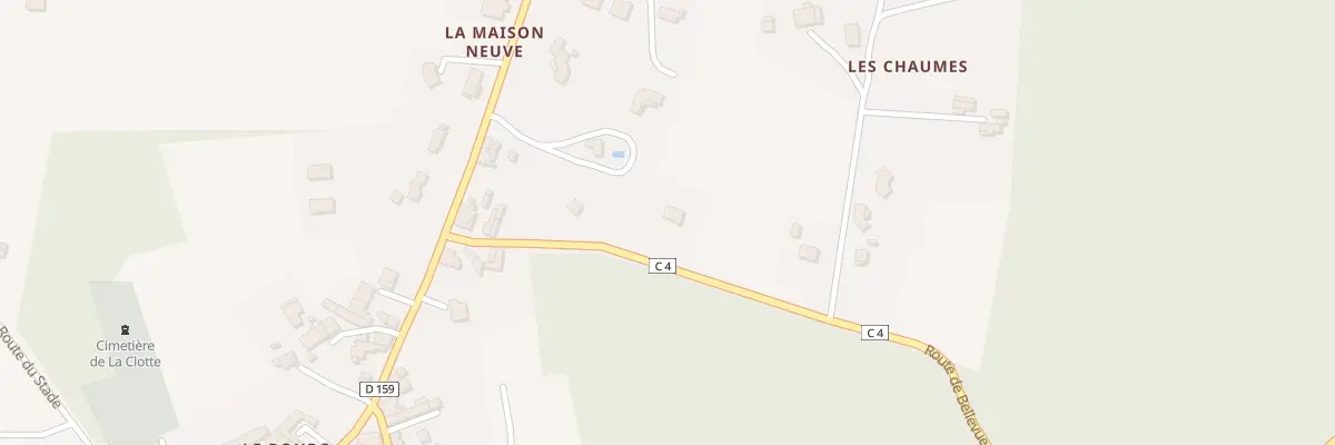 Plan du 7 Rte de Bellevue à La Clotte