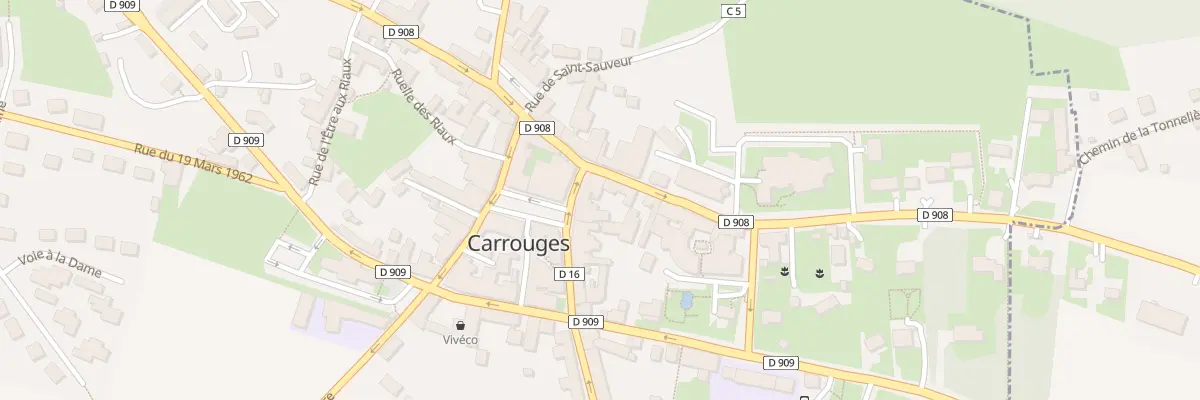 Plan du 5 Rue des Halles à Carrouges