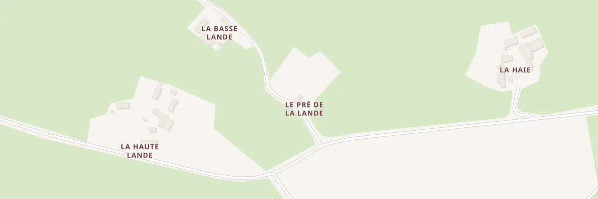 Plan du 5257 La Lande à Rouez