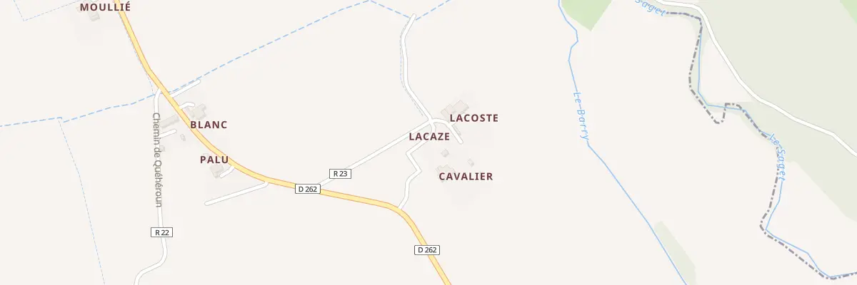Plan du 5012 Lacaze à Labarthète