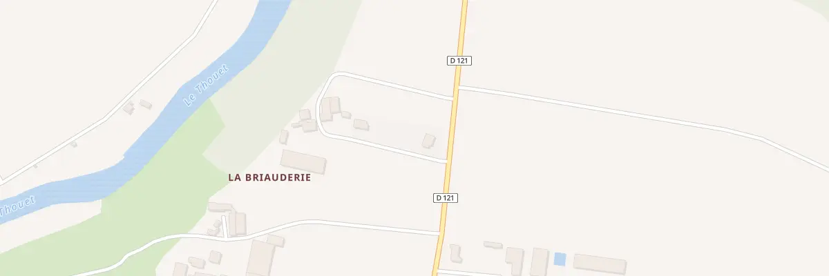 Plan du 2 La Briauderie à Availles-Thouarsais