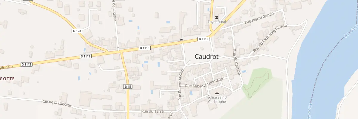 Plan du 25 Pl des Tilleuls à Caudrot