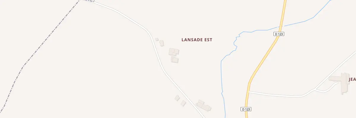 Plan du 5 Lansade Est à Daubèze
