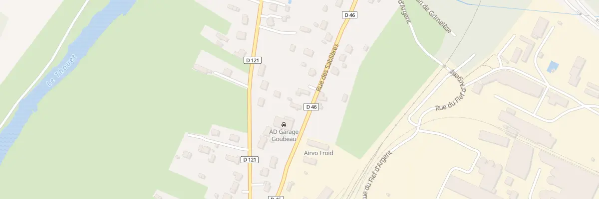 Plan du 35 Rue des Sablières à Airvault
