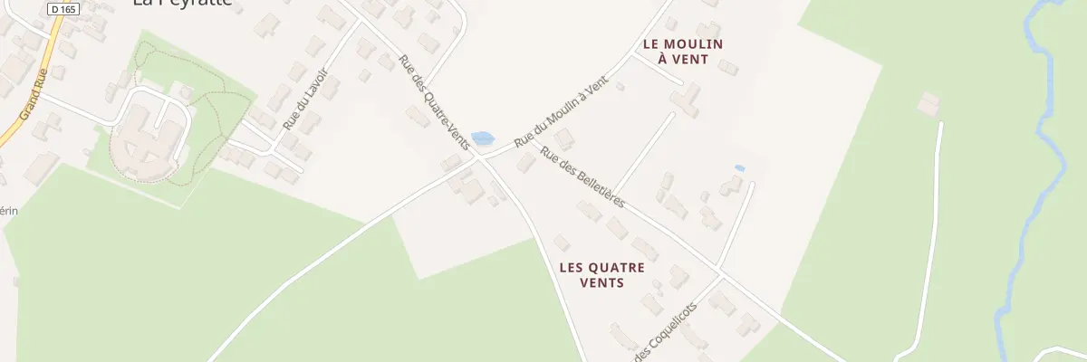 Plan du 2 Rue du Moulin à Vent à La Peyratte